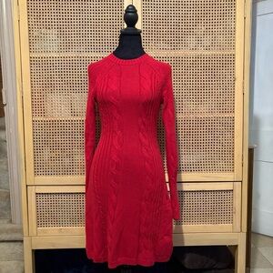Hollister Red Sweater Dress Size Medium
